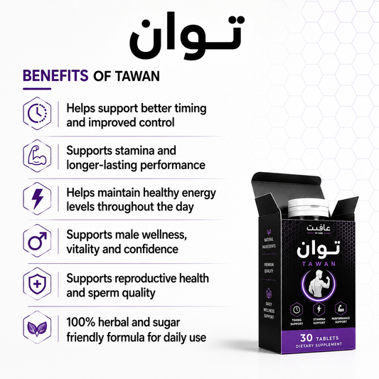 TAWAN (توان) Premium Men's Vitality & Wellness Formula
